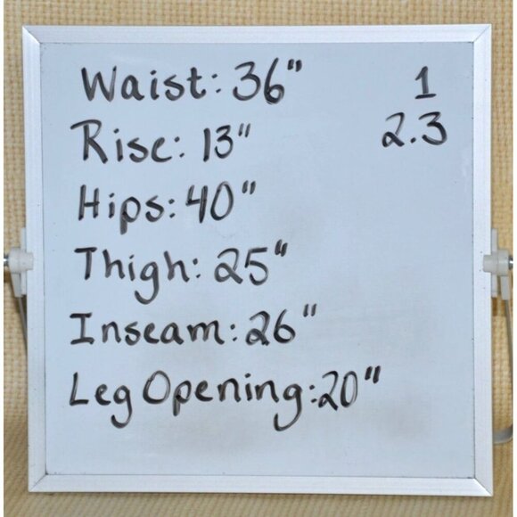 Cute Universal Thread Paper Bag Waist Light Wash Jeans Wide Leg Ladies 18 36x26 - Picture 11 of 11